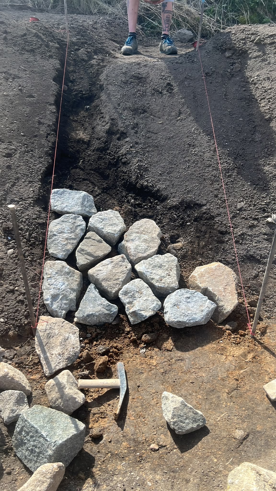 Baustelle in Ausführung
